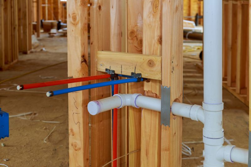 Indoor Pex Pipe Installation