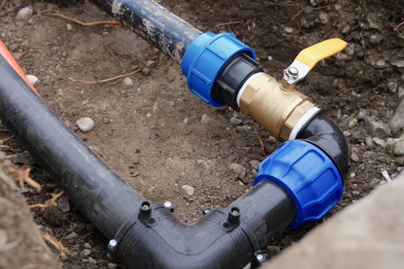 Outdoor Pex Pipe Installation